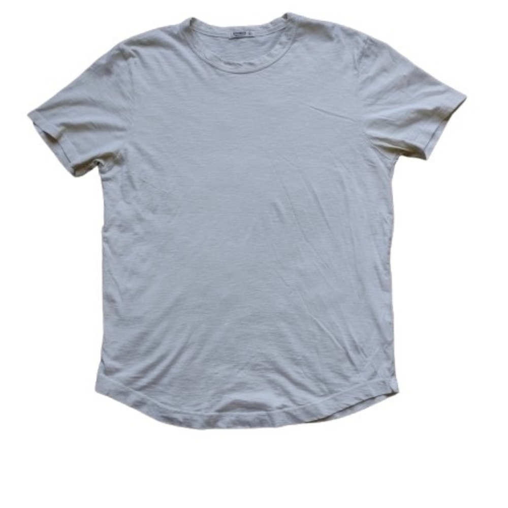 NWOT Buck Mason Medium Light Sage 100% Cotton Round Hem USA